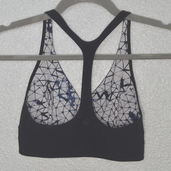 Lululemon Retreat Bra (Reversible) - 2 Naval Blue / Star Crushed Silver Fox Deep - Picture 8 of 9